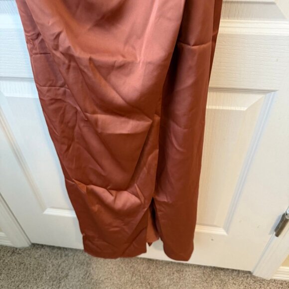 Women's Birdy Grey Lydia Matte Terracotta Maxi Dress XS NWT - Picture 8 of 16